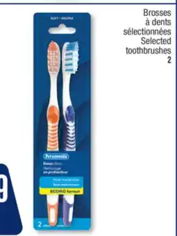 Jean Coutu Personnelle Selected toothbrushes offer