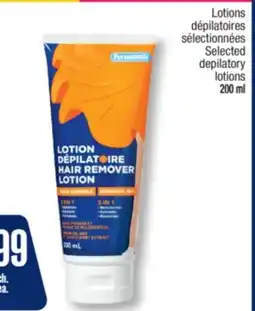 Jean Coutu Selected depilatory lotions offer