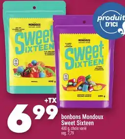 Marche Ami bonbons Mondoux Sweet Sixteen offer