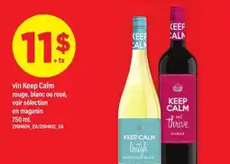 Maxi VIN KEEP CALM ROUGE, BLANC OU ROSÉ offer