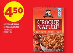 Maxi CÉRÉALES QUAKER offer