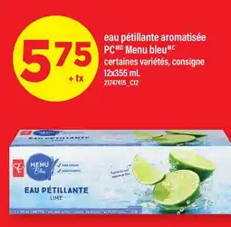Maxi EAU PÉTILLANTE AROMATISÉE PC MENU BLEU offer