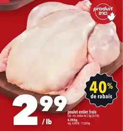 Marche Ami poulet entier frais offer