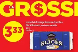 Maxi PRODUIT DE FROMAGE FONDU EN TRANCHES BLACK DIAMOND offer