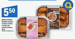 Maxi GÂTEAU CRUMBLE JONATHAN GARNIER | CRUMBLE offer