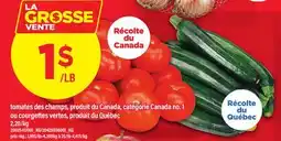 Maxi TOMATES DES CHAMPS, OU COURGETTES VERTES offer