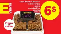 Maxi CARRÉS DÉLICES DU MARCHÉ | SQUARES, 400/450 G offer