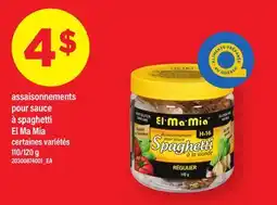 Maxi ASSAISONNEMENTS POUR SAUCE À SPAGHETTI EL MA MIA, 110/120 G offer