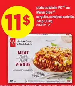 Maxi PLATS CUISINÉS PC OU MENU BLEU, 770 G-1,13 KG offer