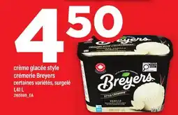 Maxi CRÈME GLACÉE STYLE CRÉMERIE BREYERS offer