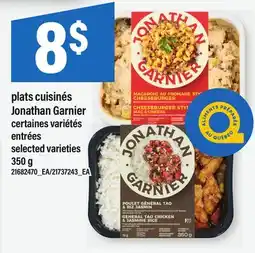 Maxi plats cuisinés Jonathan Garnier | entrées offer