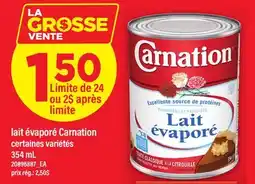 Maxi LAIT ÉVAPORÉ CARNATION offer