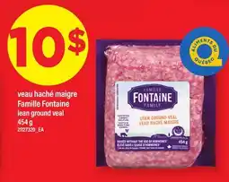 Maxi VEAU HACHÉ MAIGRE FAMILLE FONTAINE | LEAN GROUND VEAL offer