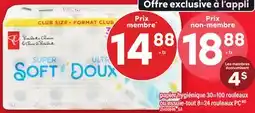 Maxi PAPIER HYGIÉNIQUE 30=100 ROULEAUX OU ESSUIE-TOUT 8=24 ROULEAUX PC offer