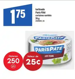 Maxi TARTINADE PARIS PÂTÉ offer
