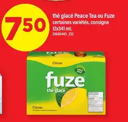 Maxi THÉ GLACÉ PEACE TEA OU FUZE offer