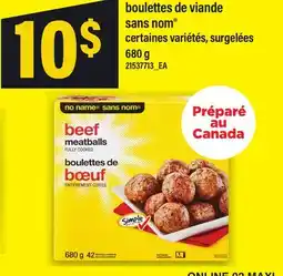 Maxi BOULETTES DE VIANDE SANS NOM offer