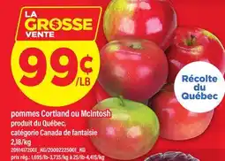Maxi POMMES CORTLAND OU MCINTOSH offer
