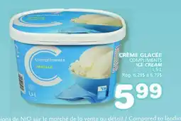 Marches Tradition COMPLIMENTS ICE CREAM offer