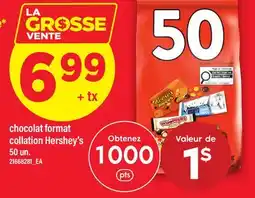 Maxi CHOCOLAT FORMAT COLLATION HERSHEY'S, 50 un offer