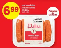 Maxi SAUCISSES DALISA, 375/450 G offer