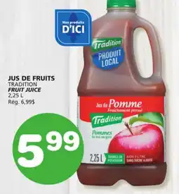 Marches Tradition TRADITION FRUIT JUICE offer