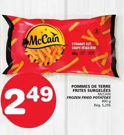 Marches Tradition McCAIN FROZEN FRIED POTATOES offer