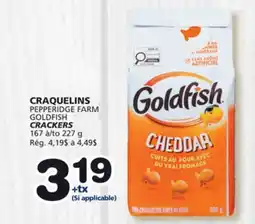 Marches Tradition PEPPERIDGE FARM GOLDFISH CRACKERS offer
