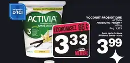 Marches Tradition ACTIVIA PROBIOTIC YOGURT offer