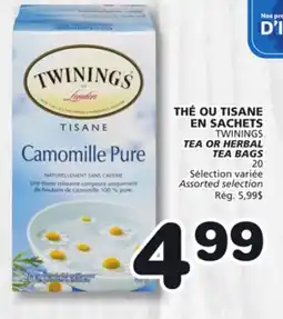 Marches Tradition TWININGS TEA OR HERBAL TEA BAGS offer