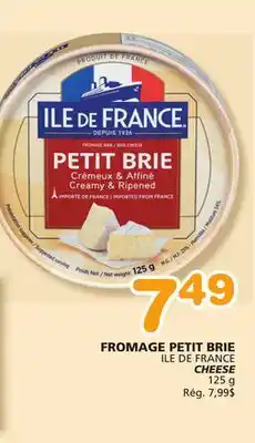 Marches Tradition ILE DE FRANCE CHEESE offer