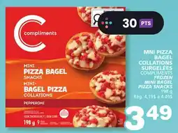 Marches Tradition COMPLIMENTS FROZEN MINI BAGEL PIZZA SNACKS offer