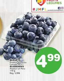 Marches Tradition BLUEBERRIES offer