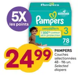 Brunet PAMPERS Couches sélectionnées offer