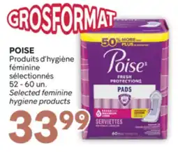 Brunet POISE Produits d'hygiène féminine sélectionnés offer