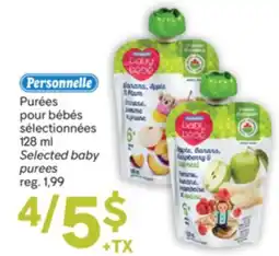 Brunet Purées pour bébés sélectionnées offer