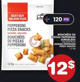 Marches Tradition VALEUR PLUS FROZEN PEPPERONI PIZZA SNACKS offer