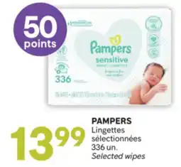Brunet PAMPERS Lingettes sélectionnées offer