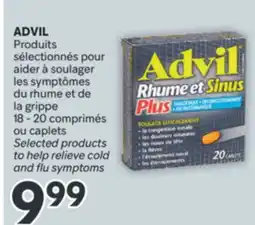 Brunet ADVIL Produits sélectionnés pour aider à soulager les symptômes du rhume et de la grippe offer