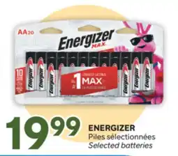 Brunet ENERGIZER Piles sélectionnées offer