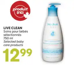 Brunet LIVE CLEAN Soins pour bébés sélectionnés offer