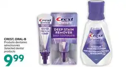 Brunet CREST ORAL-B Products dentaires sélectionnés offer