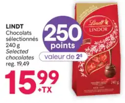 Brunet LINDT Chocolats sélectionnés offer