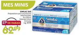 Brunet SIMILAC 360 Préparations pour nourrissons sélectionnées offer
