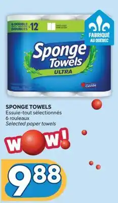 Brunet SPONGE TOWELS offer