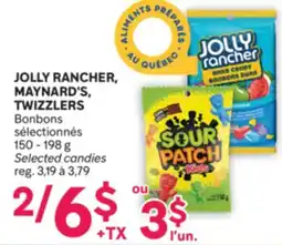 Brunet JOLLY RANCHER, MAYNARD'S, TWIZZLERS Bonbons sélectionnés offer