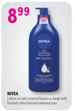 Familiprix Nivea nourishing body milk for dry to very dry skin offer