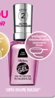 Familiprix Sally Hansen Miracle Gel top coat step 2 #114 Super Volume Builder offer