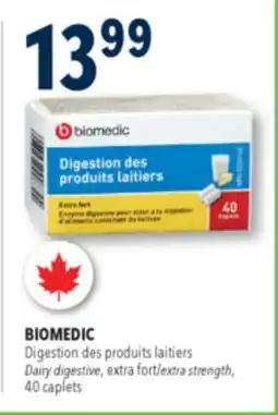 Familiprix Biomedic extra strength dairy digestive caplets offer