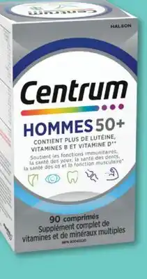 Familiprix Centrum Women 50+ complete multivitamin and multimineral supplement tablets offer